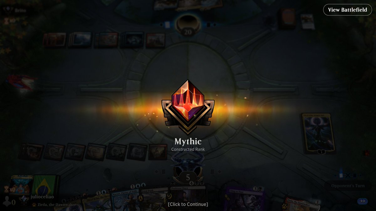 julioceliao's tweet photo. I reach mythic playing Bo1 with Grixis in historic in the july season. I hope you guys have fun playing this list as I do. Have a nice weekend 🇧🇷💕 @mtgazone @MTG_Arena @ArenaDecklists https://t.co/DFbWqFejrv
