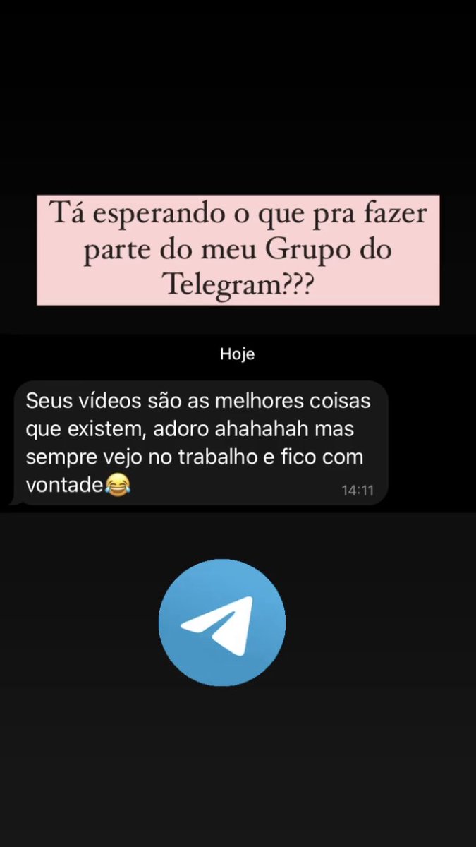 Tá esperando o que pra fazer parte do meu grupo do Telegram? Restam 4 vagas no valor promocional de R$30,00

Aproveitaaaaaa