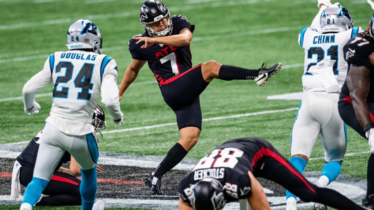 Younghoe Koo Appreciation Tweet. Led the NFL in field goals made. Career-long 54 yarder. 8-8 from 50+ yards. 144 total points. @YounghoeKoo 🔥 @AtlantaFalcons