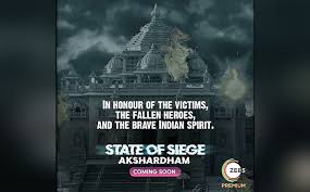 Do watch STATE OF SIEGE: TEMPLE ATTACK movie which depicts the heroic tale of NSG commandos against Islamic terrorist attack on Akshardham Temple,2002. Terrorists were linked with Terrorist Organisation Therik-E-Kasas, Lashkar-e-Taiba,Jaish-i-Mohammad #StateOfSiegeTempleAttack