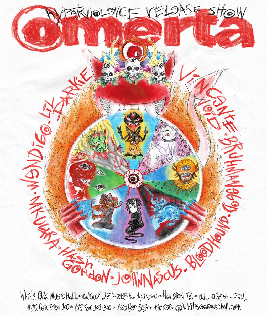 tiCKɘTs ⦿N sALɘ n⦿W @ bit.ly/3dXMQQK

tHɘ hyPɘRvi⦿LɘNCE rɘLEaSE sH⦿W. aUgUsT 27. fɘAtURiNg <a href="/lildvrkie/">lil darkie</a> <a href="/wwwdotwendigo/">Wendigo</a> <a href="/bruhmanegod/">PR😡D VIRÜZZ</a> <a href="/MKULTRA4747/">THE FOOL</a> <a href="/JOHNNASCUS/">半神</a> <a href="/vincentevoid/">ₓ ̽ ͓ ͯˣVͮIͥNCͨEͤNᴛⷮEͤ(🔚,🔚)VͮOͦIͥDͩˣ ͯ ͓ ̽ₓ</a> <a href="/darkecomplex/">endproject</a> <a href="/WHOISHASHGORDON/">BOY WITH THE MASTERPLAN</a> <a href="/BloodhoundHC/">Bloodhound</a>

aRt: <a href="/carlosxcardenas/">carlos</a>