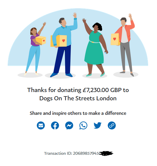TopDogBeachClub's tweet photo. We've just donated $10k to @dotslondon. We love what they do for dogs belonging to the UK’s homeless community. The Top Dog community made this happen 👊🐶❤.

We'll be making another donation shortly to a community-choosen charity. All suggestions welcome! #TDBC https://t.co/QCBjOYpljG