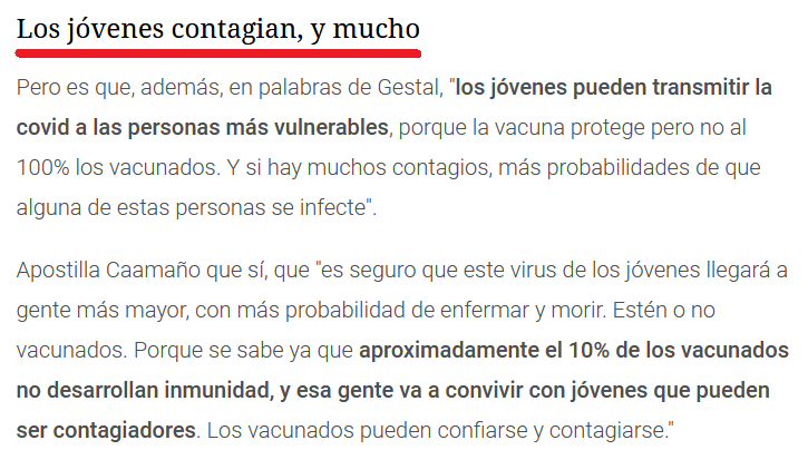 PrevencinDocen1's tweet photo. Es alucinante tener que leer una vez finalizado el curso: "los jóvenes contagian, y mucho", o que "se han subestimado las consecuencias de la covid en los jóvenes". 

¿Quién las ha subestimado? ¿Cómo se ha llamado a quienes no lo hemos hecho? 🤬

Fuente: https://t.co/RSI4ScF4so https://t.co/fTgpy2Jbz6