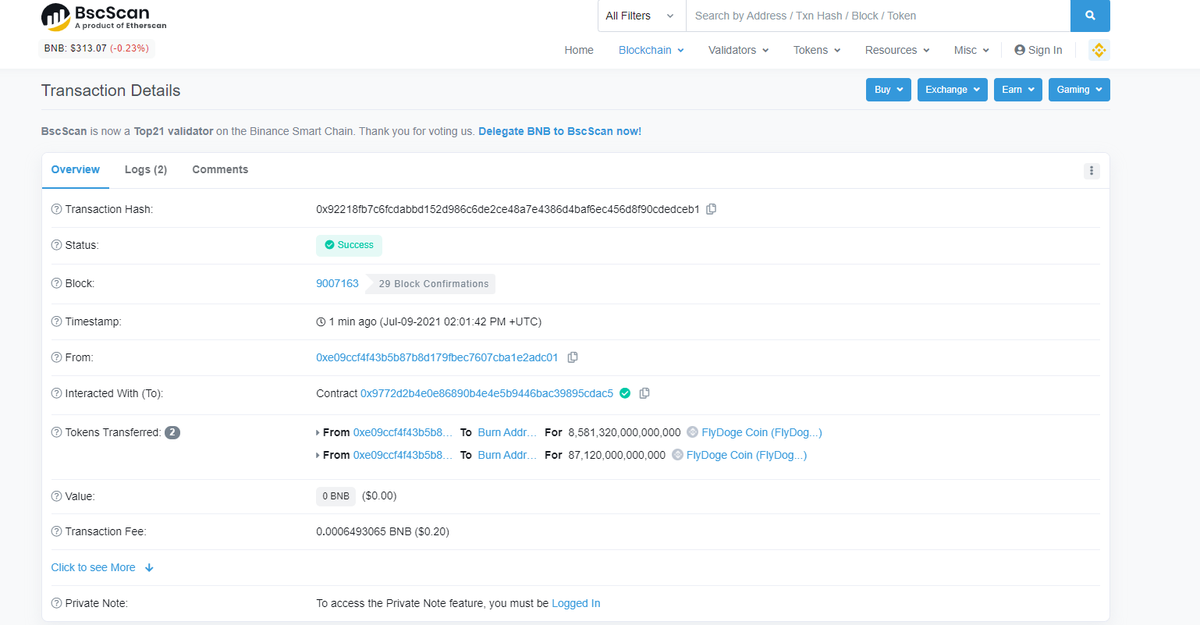 theflydoge's tweet photo. 8800 Trillion FlyDoge Coin Burned!

More to come!

We are flying!#FlyDoge https://t.co/NGge24QdzM