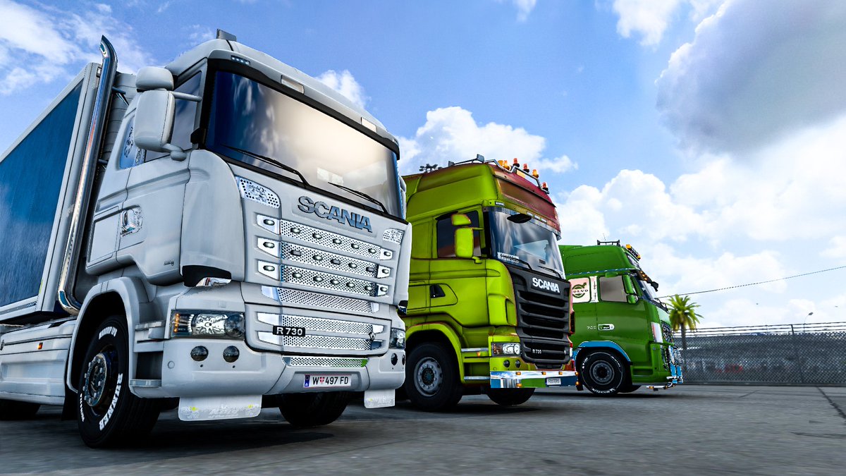 Hoy convoy a partir de las 17:00, Eurotruck Simulator 2 
#trucksimulatordriver #eurotrucksimulator2 #ets2 #scssoftware #truck #trucks #scania #renault #volvo #dieseltruck #europeantrucks #truckdriver #trucklove #trucking #trucksimulator #truckersmp #worldoftrucks 
@SCSsoftware