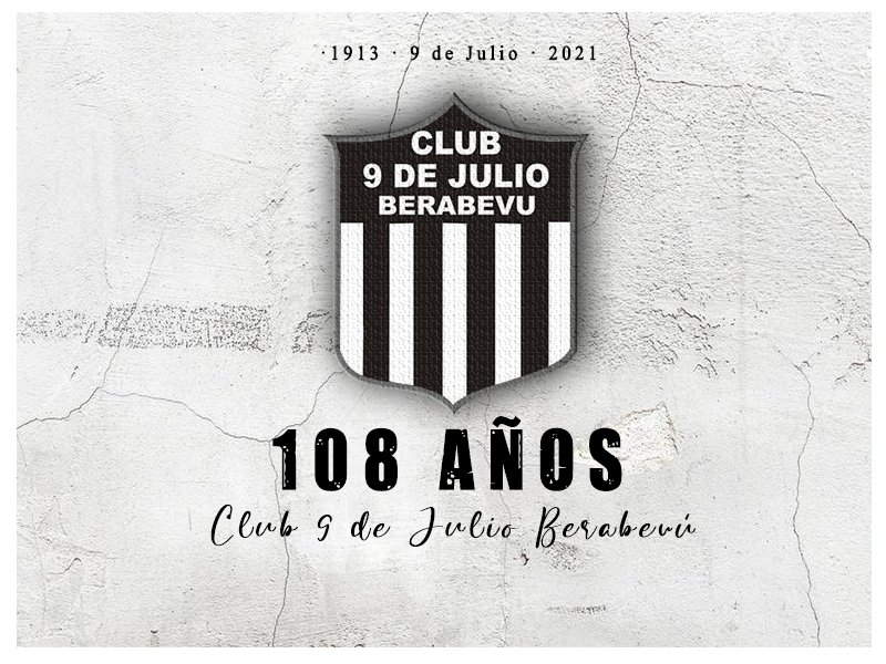 lanudosoy's tweet photo. 108 AÑOS CLUB 9 DE JULIO BERABEVU 

Sigamos siendo parte de esta historia gigante 

•1913 - 9 de Julio - 2021•

Desde 1913, y para toda la vida...

#108añosClub9deJulioBerabevú https://t.co/Mqr4ICoWcB