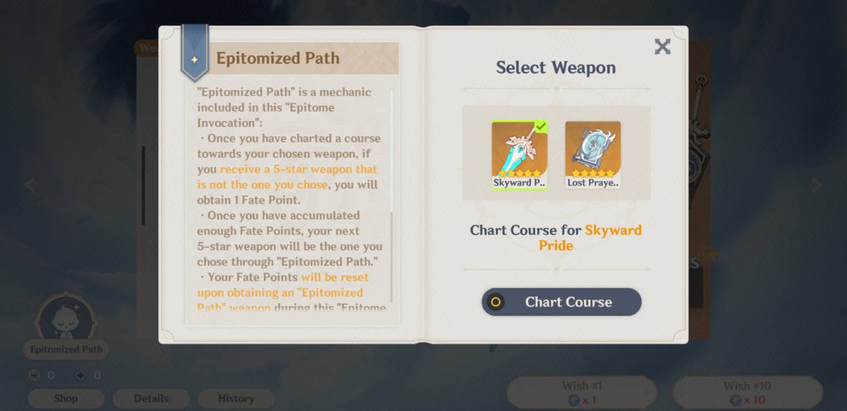 Zeniiet's tweet photo. Weapon Banner Adjustment

- Choose a 5* weapon of your choice
- If you roll any 5* weapon that isn't your choice, you get a fate point
- After getting 2 Fate Points, the next 5* weapon will be your chosen weapon.
- Fate Points reset every new weapon banner
#GenshinImpact  #原神 https://t.co/Ym6Ji0o48N