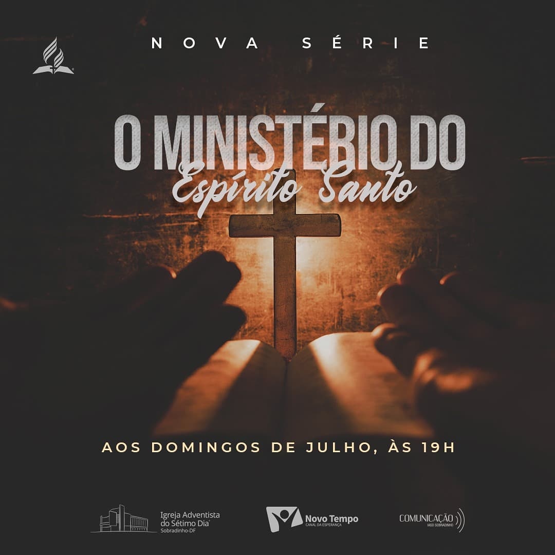 iasdsobradinho's tweet photo. Neste domingo, às 19h, continua a nossa série do mês de julho! 😊🙏🏽

Nossos encontros deste mês abordarão o tema “O ministério do Espírito Santo”, mostrando como, através do Espírito Santo, podemos ser guiados em nosso ministério pessoal. 

Será uma noite de louvor e adoração. https://t.co/RCjplAAMpQ