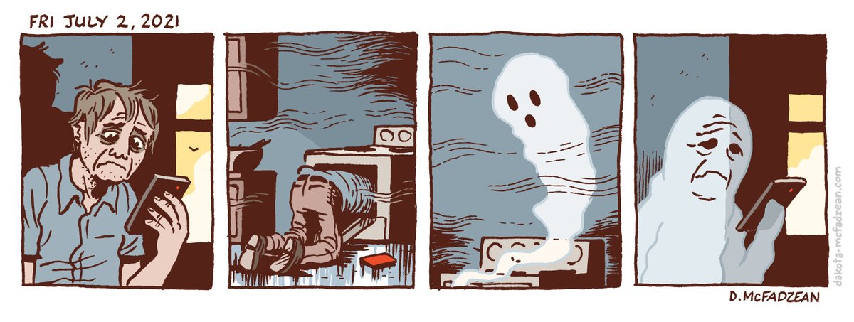 Boo. #comics #comicstrips #cartooning #ghosts #eightonezerofive 