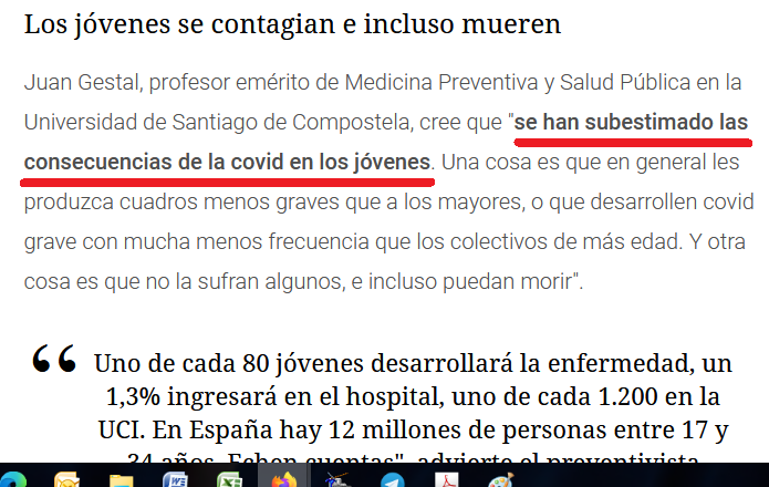 PrevencinDocen1's tweet photo. Es alucinante tener que leer una vez finalizado el curso: "los jóvenes contagian, y mucho", o que "se han subestimado las consecuencias de la covid en los jóvenes". 

¿Quién las ha subestimado? ¿Cómo se ha llamado a quienes no lo hemos hecho? 🤬

Fuente: https://t.co/RSI4ScF4so https://t.co/fTgpy2Jbz6