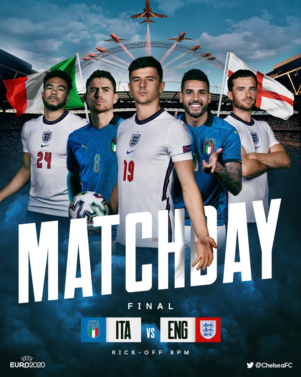 It all comes down to this! 😁

#ENG | #ITA 

#Euro2020