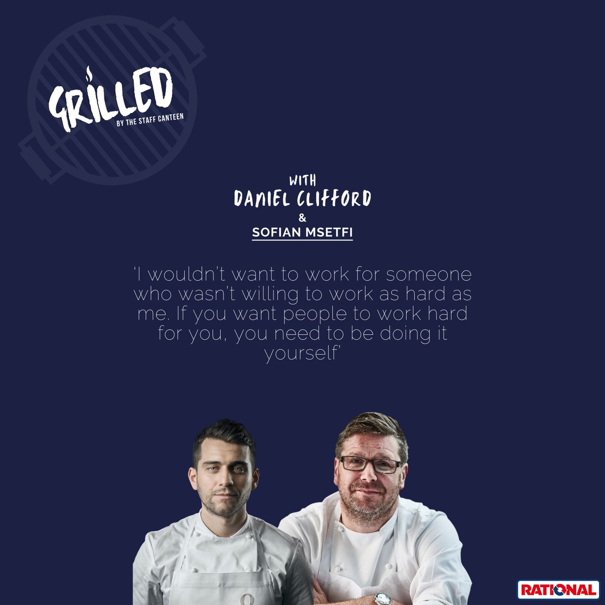 The Staff Canteen (@canteentweets) on Twitter photo Next week on #TSCGrilled with <a href="/Midsummerchef/">midsummerchef</a>, we speak to <a href="/MsetfiSofian/">Sofian msetfi</a>! šš„
Catch up on previous episodes here: bit.ly/GRILLEDSpotify
Sponsored by <a href="/RATIONAL_AG/">RATIONAL Japan</a> Next week on #TSCGrilled with <a href="/Midsummerchef/">midsummerchef</a>, we speak to <a href="/MsetfiSofian/">Sofian msetfi</a>! šš„
Catch up on previous episodes here: bit.ly/GRILLEDSpotify
Sponsored by <a href="/RATIONAL_AG/">RATIONAL Japan</a>
