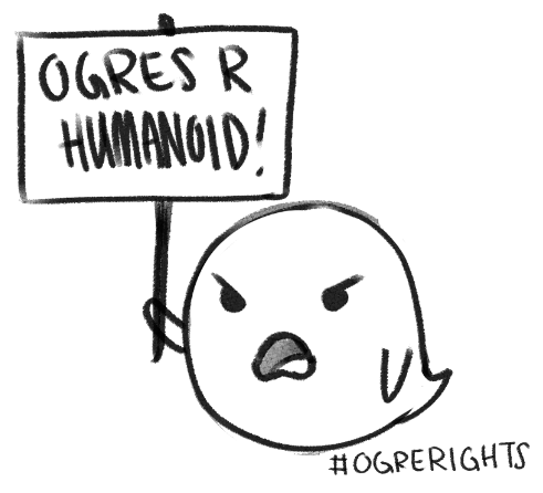 LuckyGhostTV's tweet photo. Perhaps the greatest injustice of 2021 is that according to the ESO Endeavor system Ogres are NOT humanoids. This cannot stand! Ogres have feelings too. #OgreRights https://t.co/hHUidLmqSF