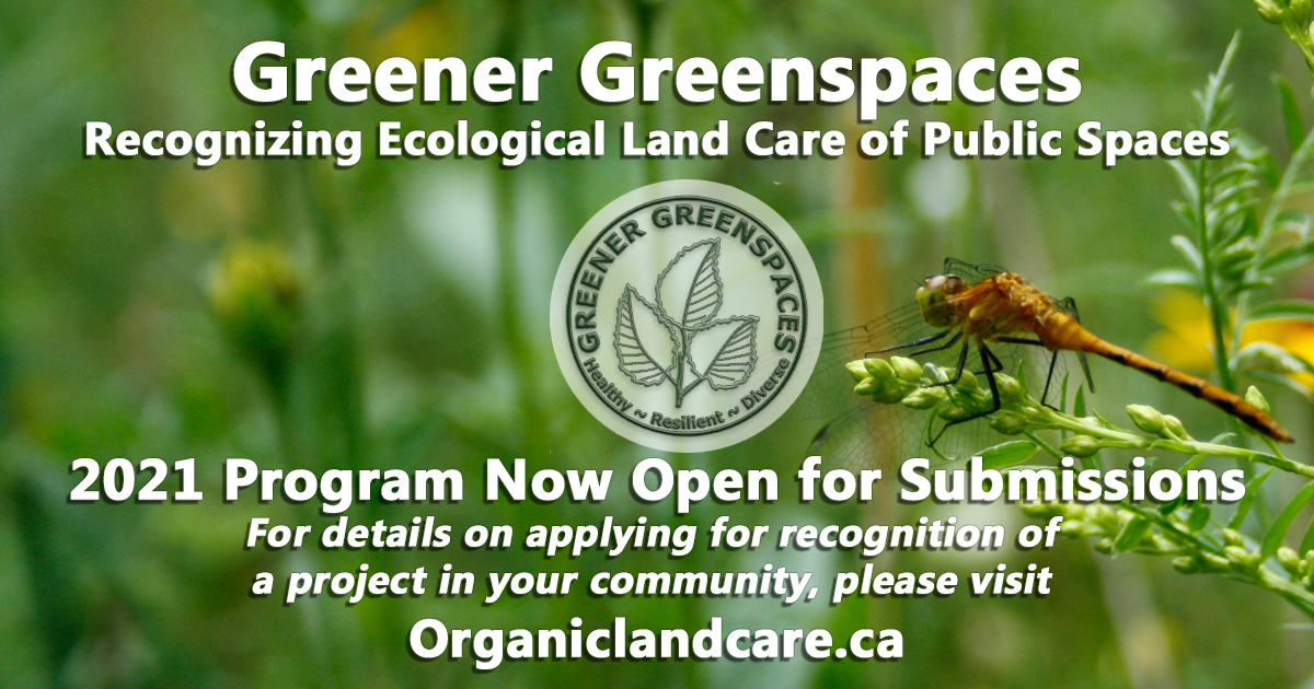 SOULandCare's tweet photo. Calling all municipalities in Canada. #GreenerGreenspaces is a new national recognition program honouring ecological land care in city parks and other public spaces. Now open for submissions. https://t.co/8YgXLiJMit    #biodiversity #resilience #health #ecologicallandcare https://t.co/7ibwxoMJOe