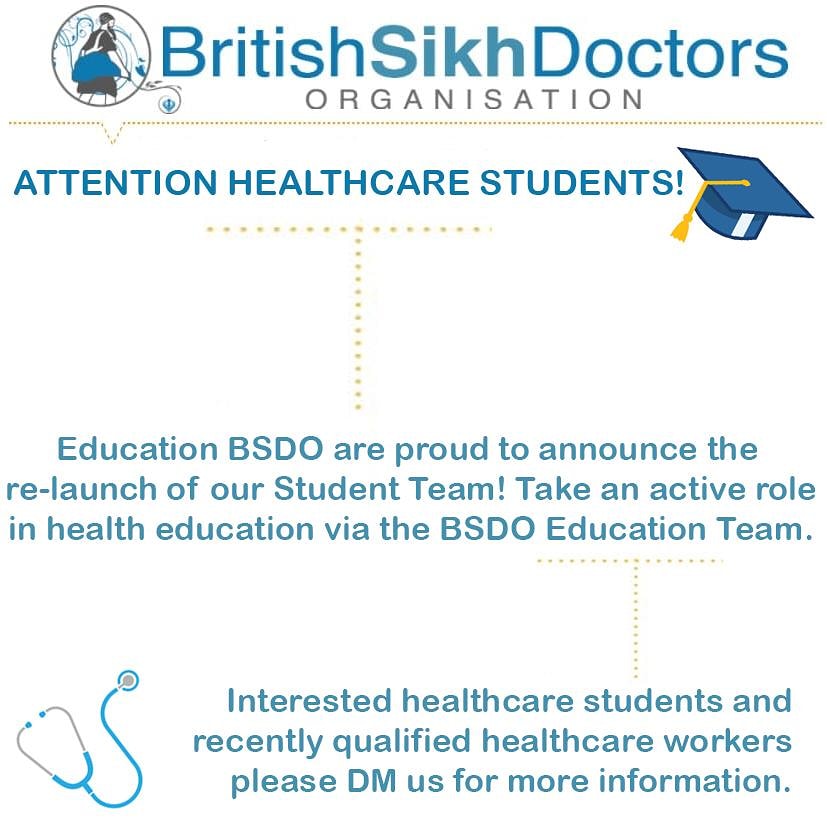 Our student team which has been active for the last 10 years has been revamped! #Students #Studentlife #Dentistry #Medicine #Pharmacy #Optometry #Dietetics #Nutrition #Nursing @citysikhs @SikhPA @UoR_SikhSociety @WestminsterSikh @sikhsinscotland @KingsSikhs @uclsikhsoc