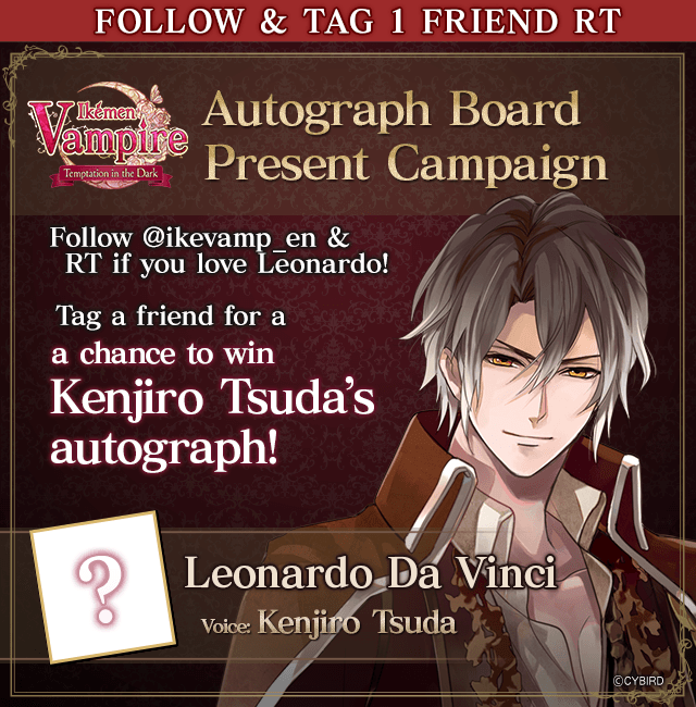 ikevamp_en's tweet photo. ★IKEVAMP AUTOGRAPH FLASH GIVEAWAY★

LEO
How to enter: 
♥Follow @ikevamp_en

♥Retweet your fav &amp; Tag 1 friend

Last Round Ends: 
7/16 3:59PM JST

(Multiple entries accepted! Must tag a different friend each time!)

iOS: https://t.co/sPnb8G7yCs 
Android: https://t.co/LnpgE24Qtk https://t.co/PE1p9lD9ep