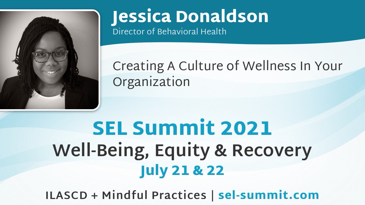 MindfulSEL's tweet photo. We're excited to have Jessica Donaldson and Melissa McNicholas present Creating A Culture of Wellness in Your Organization at #SELSummit2021
Learn more at https://t.co/hBRgn1zjNC
#SEL #ROE33 https://t.co/BHXYwvXsDM