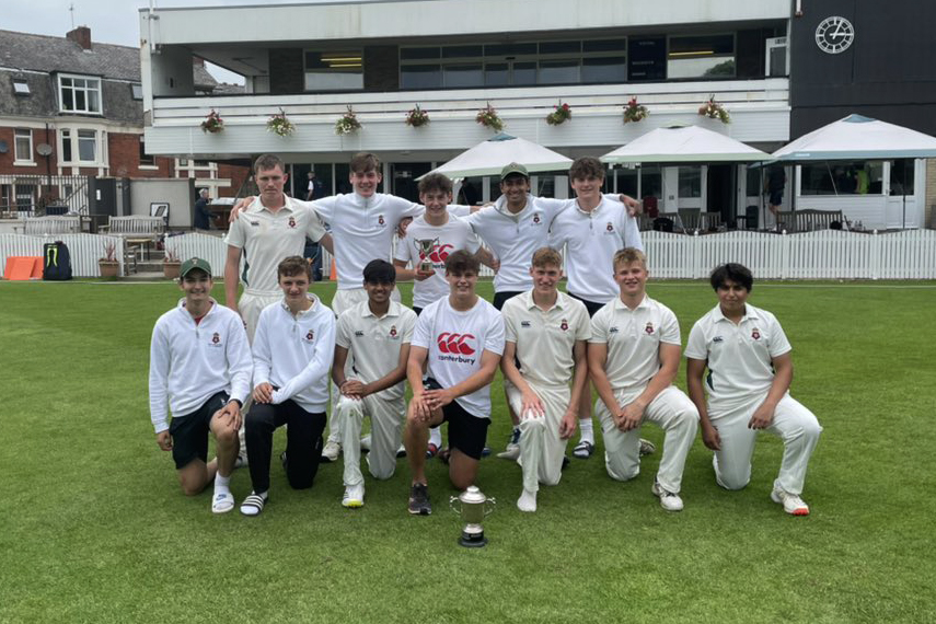 RGSGuildford's tweet photo. #RGSCricket Congratulations to our 1st XI who have just been crowned RGS Cricket Festival 2021 Champions after victory today against RGS Worcester ! 🏆 🏏. It's coming home! @RGSGPE @RGSGCricket https://t.co/0qBfWi0phh