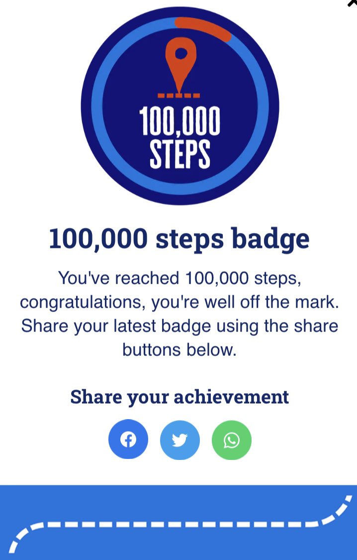 amyelltee's tweet photo. Got my shoelace charm and hit my first step goal for the One Million Step challenge #everystepcounts @DiabetesUK https://t.co/idnqYhuf6f