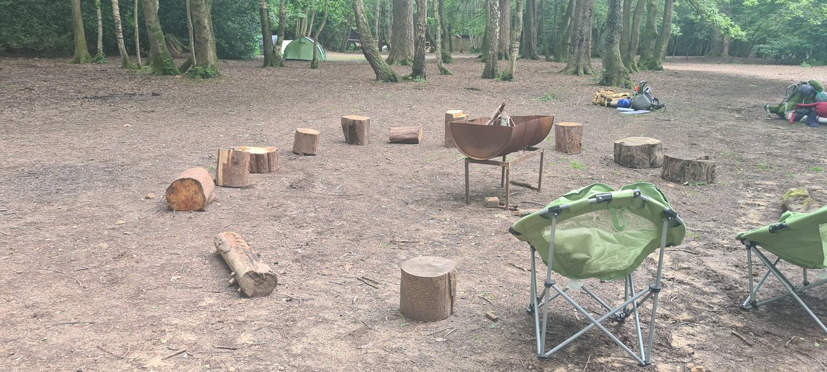 Boys have done a great job at setting up camp as they were the first to arrive 👍