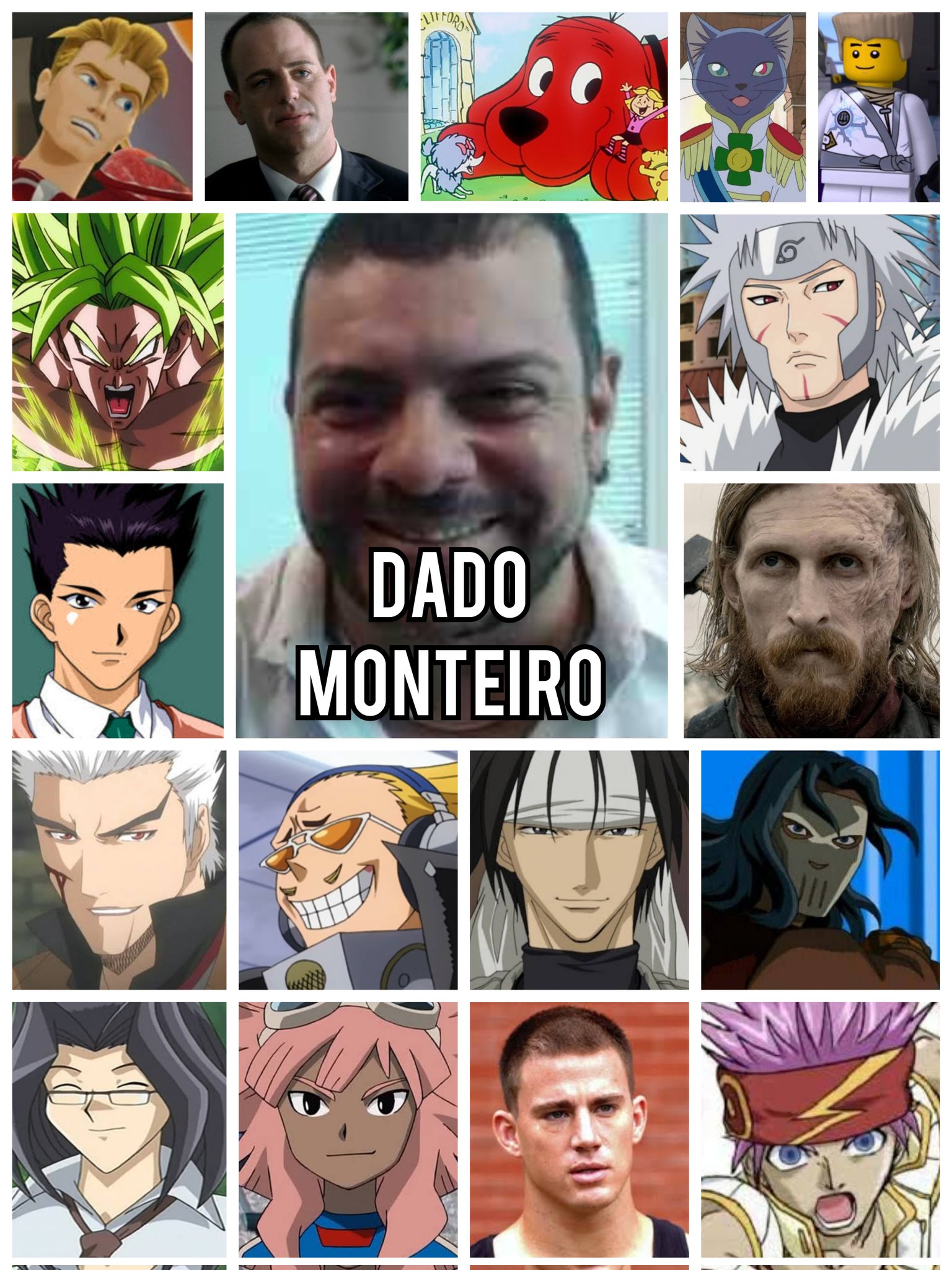 Personagens Com os Mesmos Dubladores! on X: Uma dessas vozes clássicas da  dublagem com um gostinho de nostalgia, aqui alguns personagens do Dado  Monteiro! Dado é conhecido por dublar o Broly em