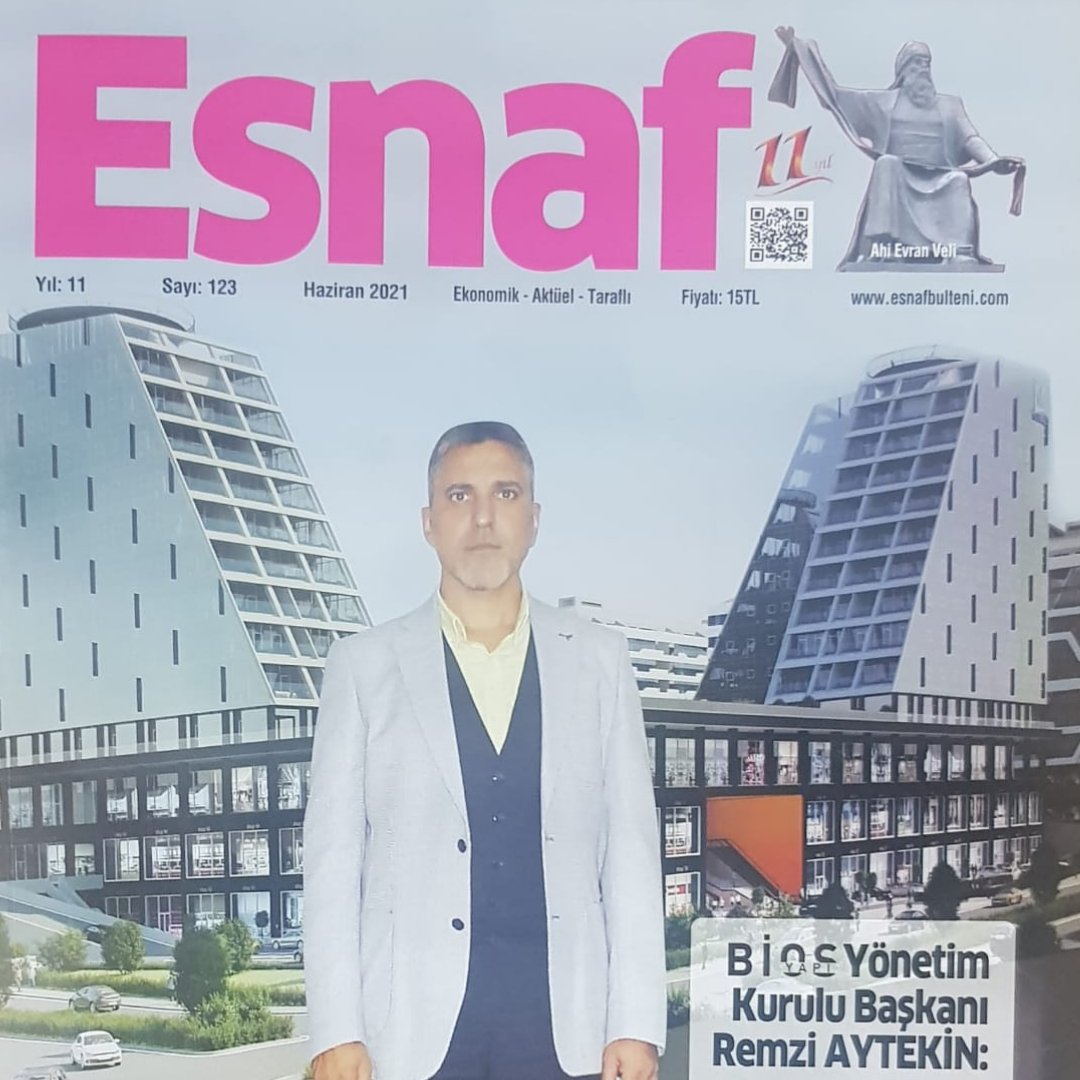 BiosYapi's tweet photo. Bios yapı genel müdürü Remzi Aytekin 'in Esnaf dergisine verdiği röportajda İstmall Endüstriyel AVM projemizin detaylarını okuyabilirsiniz. https://t.co/IRqeBlrnkr