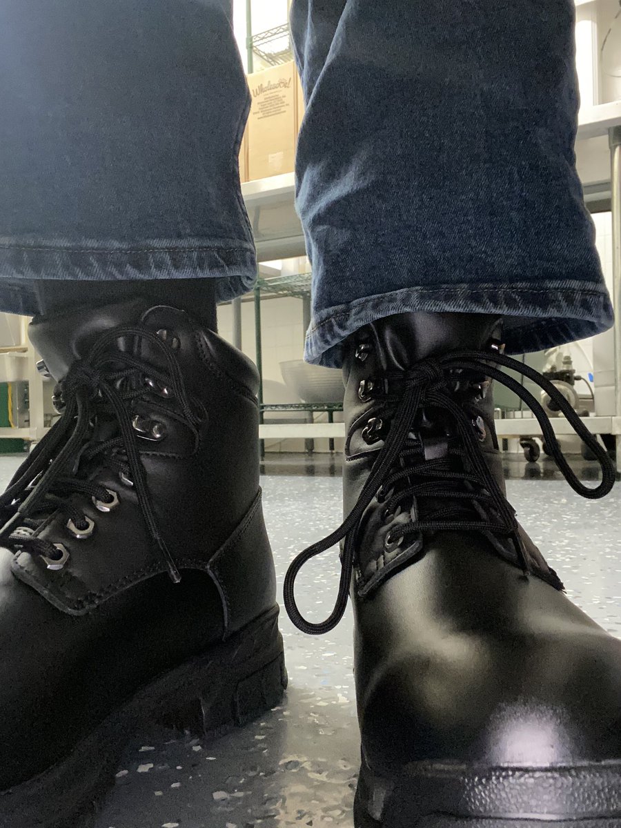 B3sameElCulo's tweet photo. Can also finally retire my old docs haha hard toe boots. Let’s test them out on ur balls bitch! #fagabuse #fagbashing #findom #cashcow #paypig #workboots #bootworship https://t.co/kFKMNcyq38