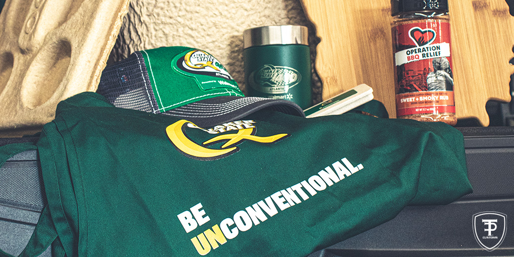 tommypikecustom's tweet photo. Just a few days away from the #QuakerState400 presented by @Walmart! Post your pics from previous #QS400 and tag @quakerstate &amp; @tommypikecustom for a chance to win this swag!
@amsupdates https://t.co/8Qek8BVp2k