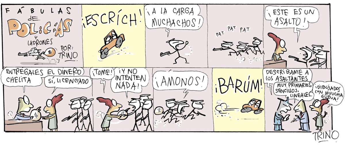 trinomonero's tweet photo. Llegaron mal dibujadas las fábulas de viernes y Chelita lo sabe #trinomonero https://t.co/G0yvMfsbbT