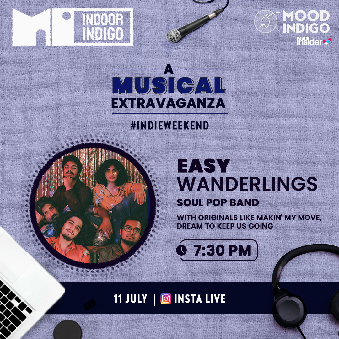 Mood Indigo, IIT Bombay (@iitb_moodi) on Twitter photo We present to you #IndoorIndigo's next Instagram live - A Musical Extravaganza this Sunday, 11th July. Witness the performance live - <a href="/AkankshaBMusic/">Akanksha Bhandari</a>, <a href="/AB_Collective/">Anand Bhaskar Collective</a>, and <a href="/EasyWanderlings/">Easy Wanderlings</a> 6:00 pm onwards, alongside the host Praveer.
#moodindigo #iitbombay #indie #indoorindigo We present to you #IndoorIndigo's next Instagram live - A Musical Extravaganza this Sunday, 11th July. Witness the performance live - <a href="/AkankshaBMusic/">Akanksha Bhandari</a>, <a href="/AB_Collective/">Anand Bhaskar Collective</a>, and <a href="/EasyWanderlings/">Easy Wanderlings</a> 6:00 pm onwards, alongside the host Praveer.
#moodindigo #iitbombay #indie #indoorindigo