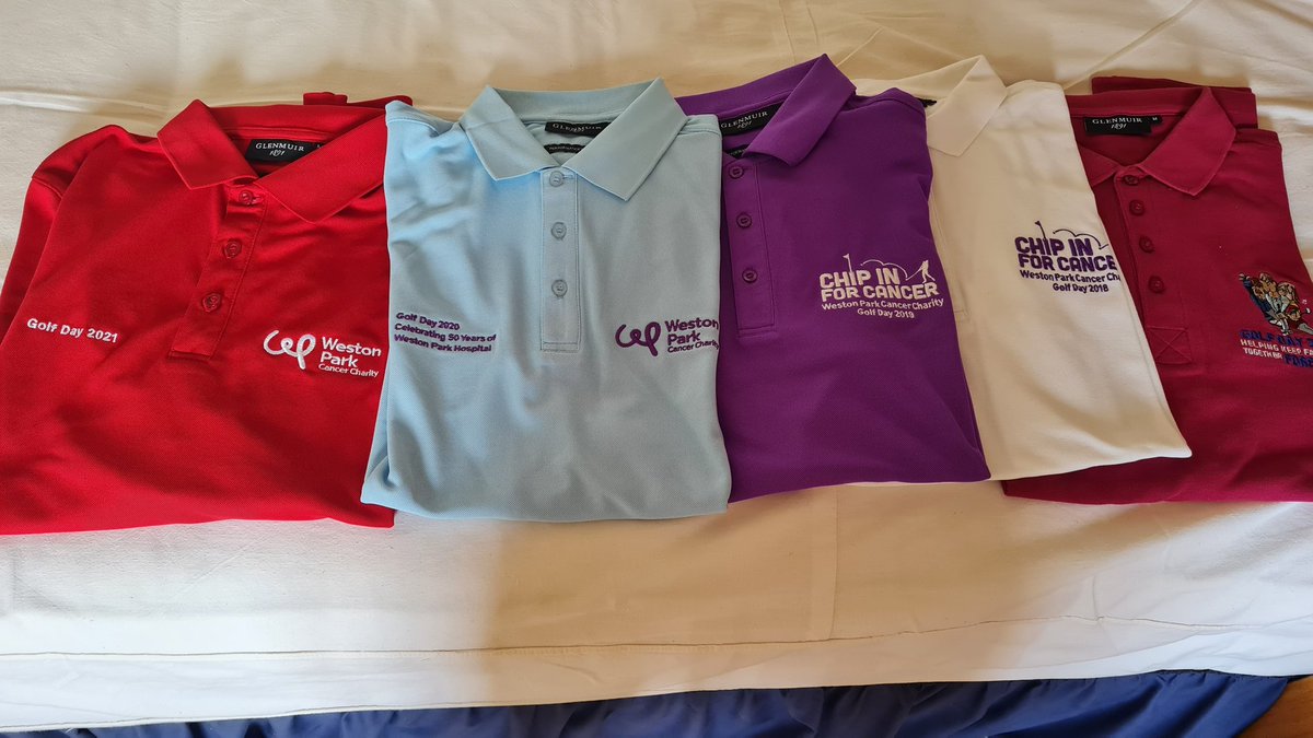 pgapeegee's tweet photo. @WPCancerCharity thank you for another superb Golf day at Hallamshire another shirt for my collection! See you next year. https://t.co/lSM5Tx6c5R