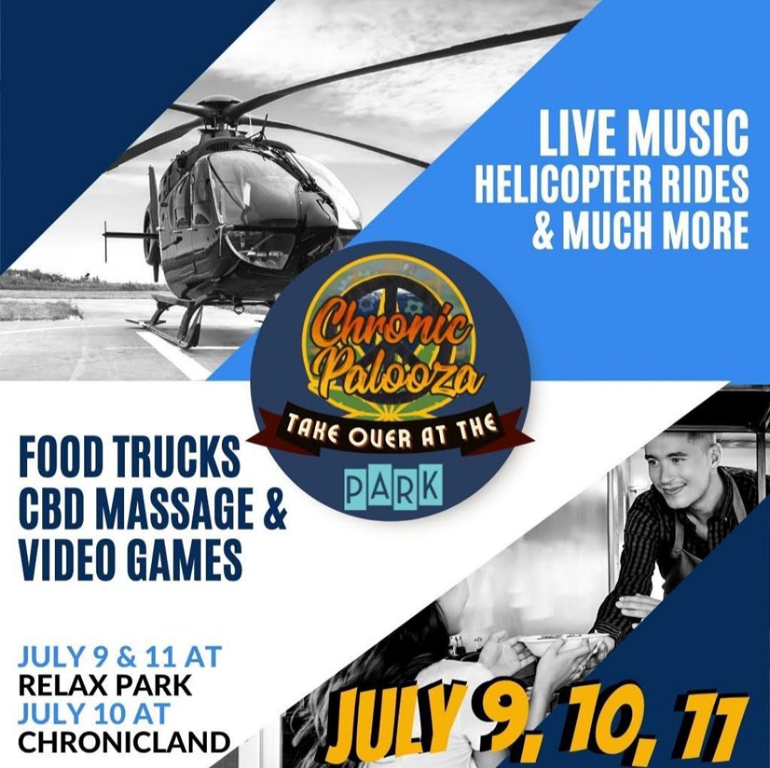 Join us for a weekend of fun as ChronicPalooza take over RelaxPark!!