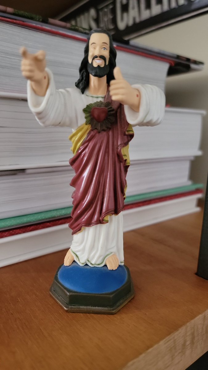 RossNWirth's tweet photo. @DevonESawa Just a little something we've been tossing around in the office - The Buddy Christ https://t.co/s5L092rXSh