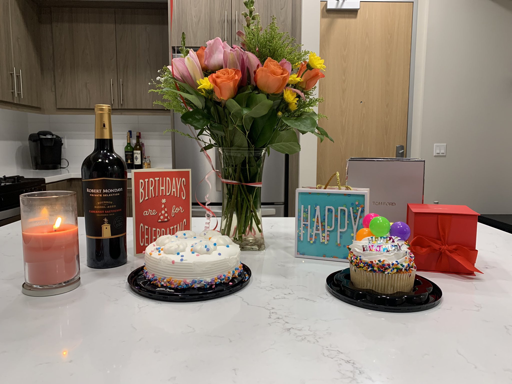 Lisa Tanker on Twitter "My first time ever picking up gifts, cake and