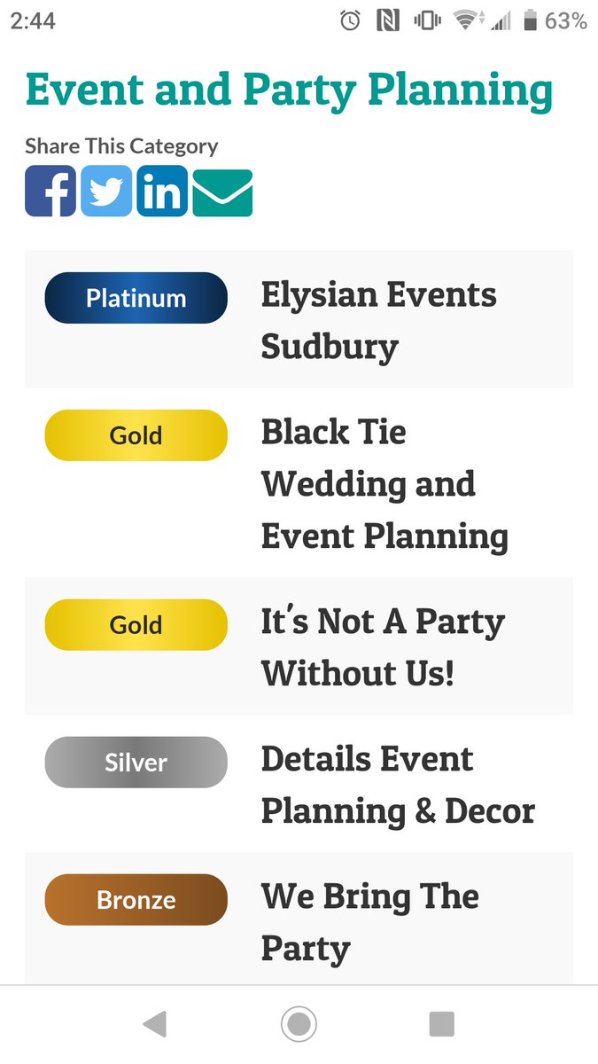CassandraSarah's tweet photo. So this happened! @Missa_S_1987 and I won platinum for Event and Party Planning in Community Votes! https://t.co/MDHB76zrYw