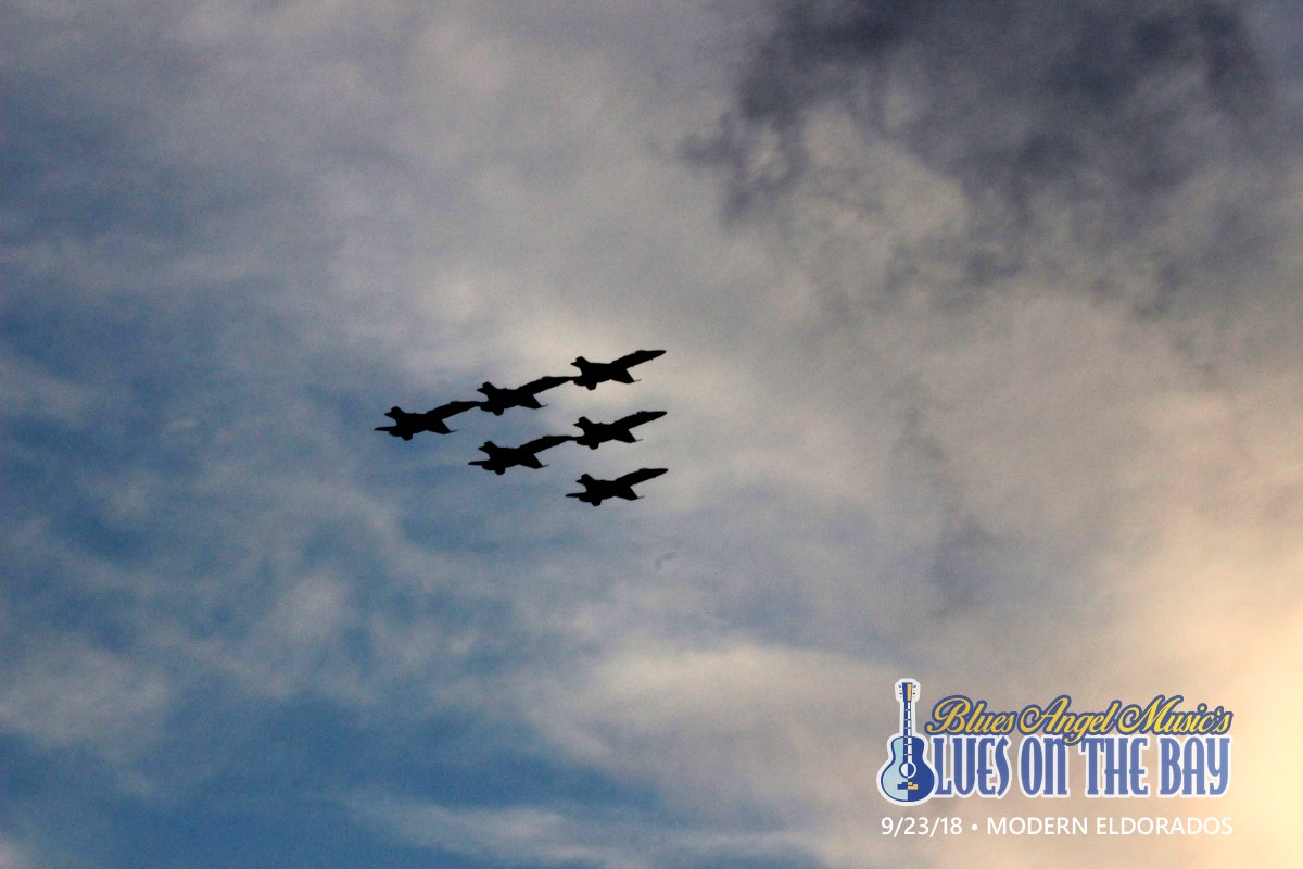 Happy #FridayMorning, everyone! We hope you've had or get an opportunity to see the <a href="/BlueAngels/">Blue Angels</a> this week. This photo is from one of the many times they flew over Blues on the Bay. 

We'll see you this Sunday at 6:00 for Memory Lane.
