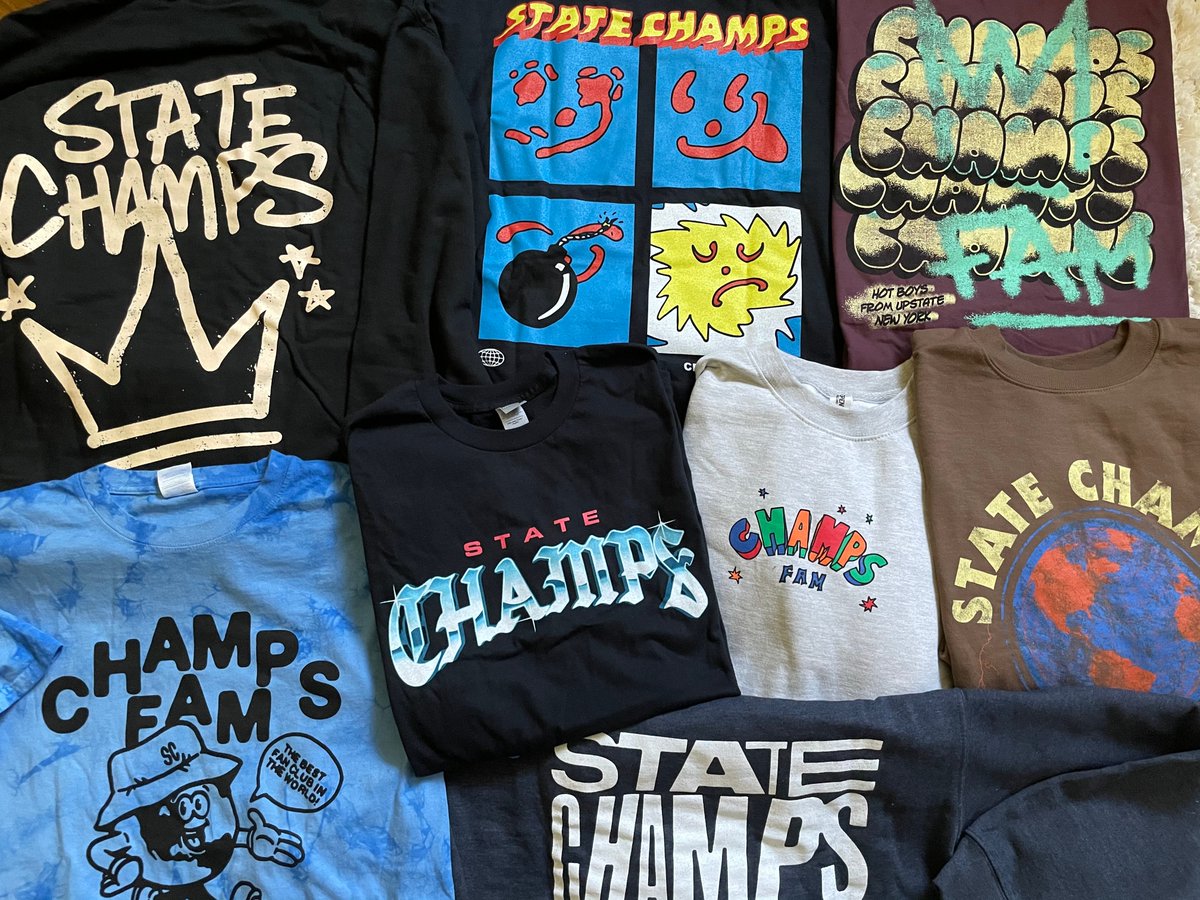 The Champs Summer Collection is NOW LIVE! What are your favorites? ❤️‍🔥❤️‍🔥 statechampsny.com