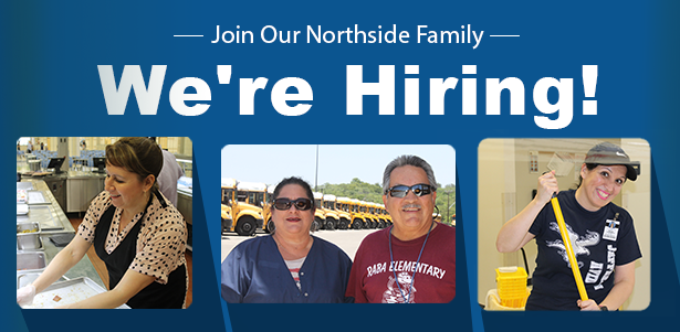We're looking for new members of the #NISDFamily! NISD is hosting an Auxiliary Job Fair July 21 to fill more than 375 positions for bus drivers, food service workers, police officers, youth instructors, custodians &amp; maintenance workers. Details &amp; to apply- nisd.net/news/northside…