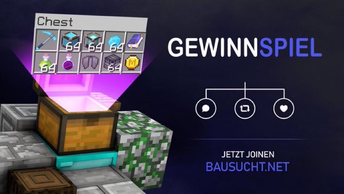 **GEWINNSPIEL**

Heute verlosen wir eine BauSucht LED Lampe, für die richtig krassen BauSucht Fans! 🤩

So nimmst du am Gewinnspiel teil:
- Retweet
- Like
- Follow

Ihr könnt gerne auch öfter kommentieren. 😉
Viel Glück euch allen 🤞