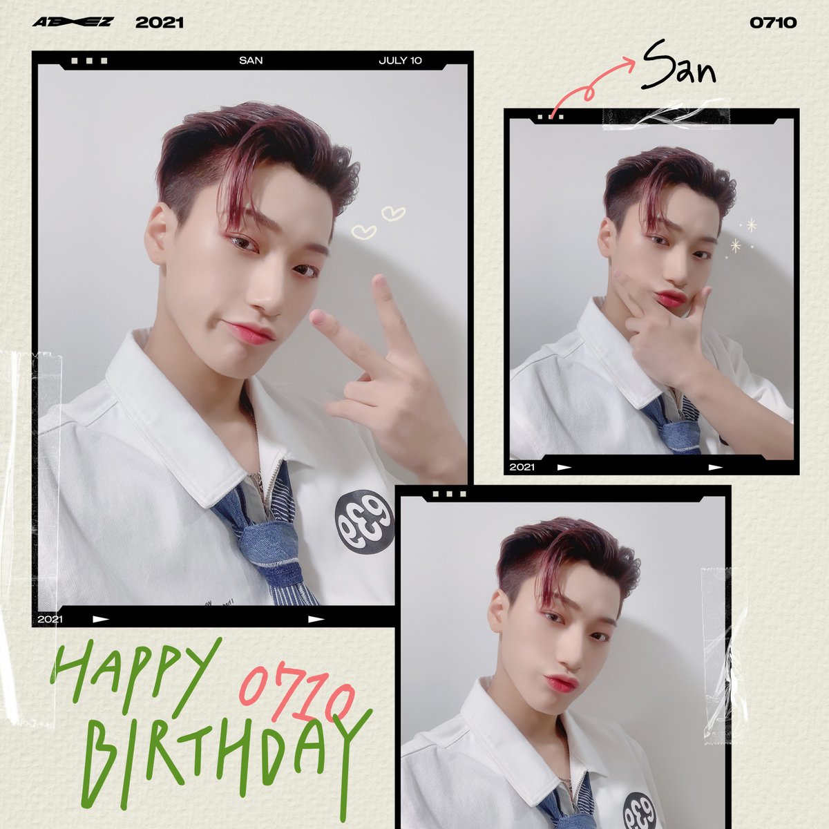 公式　ATEEZ サン バースデー　MD 誕生日　SAN