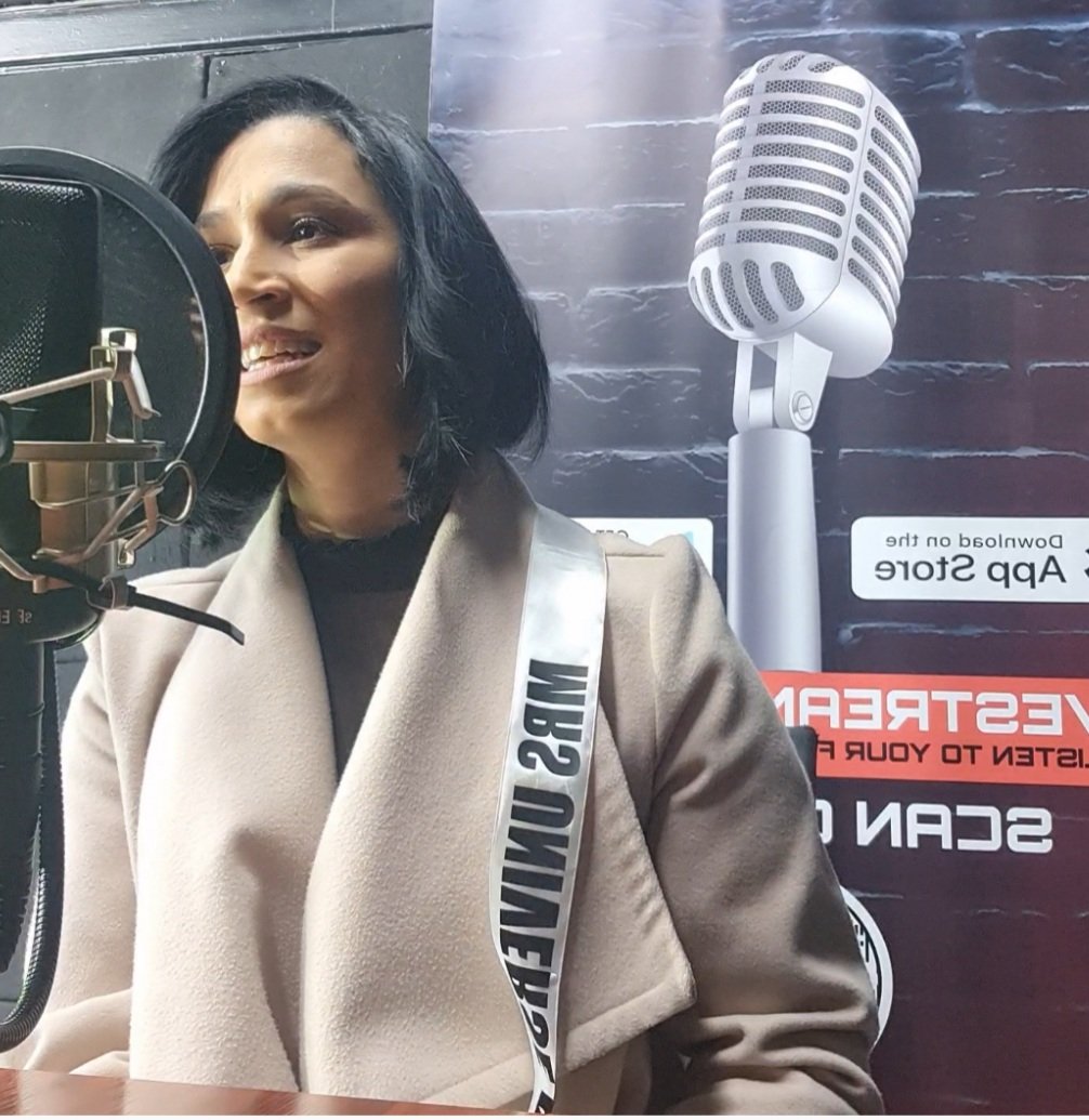 simonedolface's tweet photo. My radio interview at Actonville Radio! Talking about Mrs Universe Africa, and my journey as a semi-finalist 2021 @mrsuniverseAfri 
#MrsUniverseAfrica 
#mrsuniverseafricasemifinalist2021 
#mrsuniverseafricasemifinalist 
#essenceofafricanwomen https://t.co/w2aVt7Ea7T