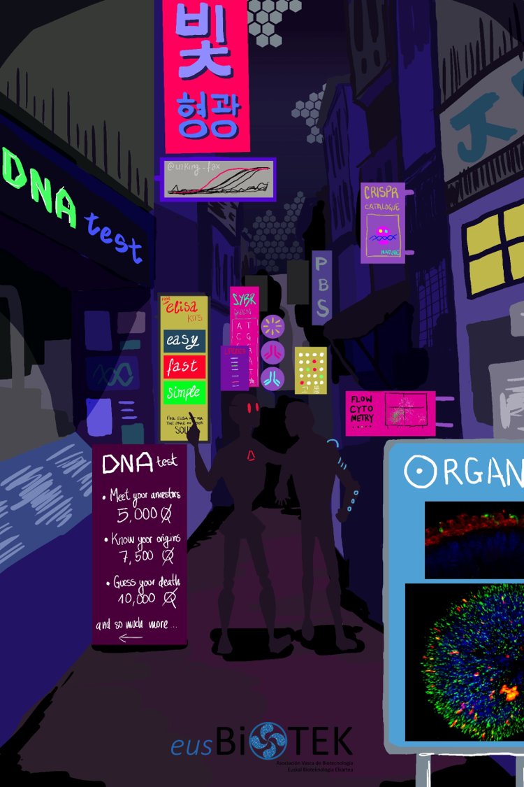 eusBIOTEK's tweet photo. 📢📢Como cada viernes, os traemos una nueva obra participante de nuestro #SketchingScience:
🎨Obra: "Bright future"
👩🔬Autor: @Sr_Felix_as, ganador de la Edición 2020 de nuestro concurso👏 https://t.co/5Xlz3yEtL0