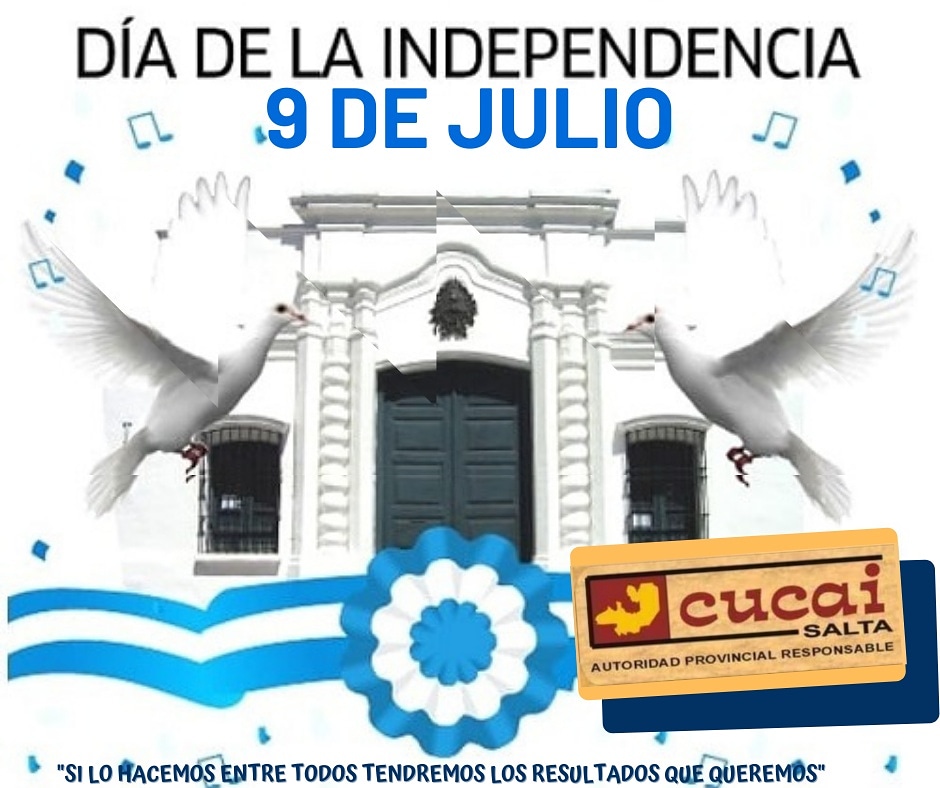 CucaiSalta's tweet photo. @CucaiSalta @EstebanSalud @massangresalta @aguerosergiokun @AbelPintos 
A 205 años de la declaración de nuestra independencias sigamos construyendo una Argentina con el corazón y el alma solidaria y de amor. FELIZ DIA DE LA INDEPENDENCIA. https://t.co/prcsnMmDGc