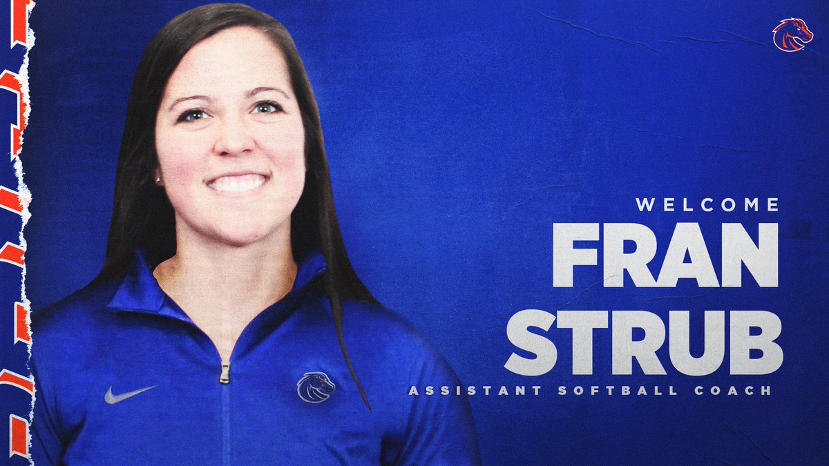 Say hello to our new Assistant Coach, Fran Strub‼️👋 Welcome to the Bronco Family! 🐴 📰 boi.st/strubsb #BleedBlue #WhatsNext