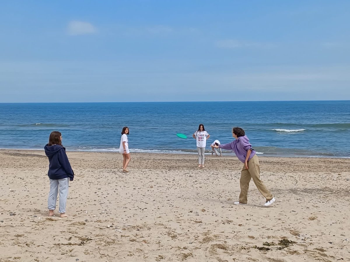 A trip to the beach 🏖! As part of the summer programmes, students 🏊‍♀️ went to #brittasbaybeach for a day of good fun! 🌊
