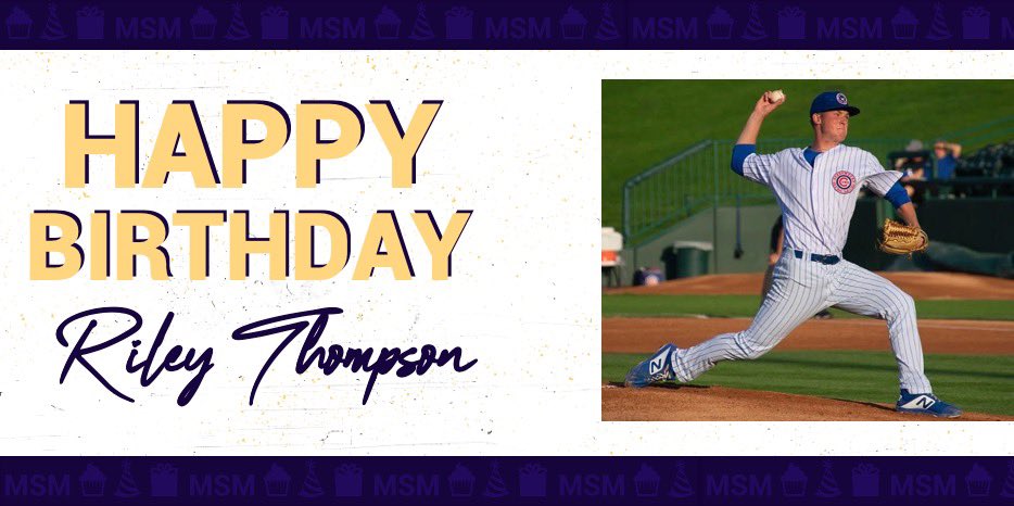 Happy Birthday to #MeisterSports fam @rileythomp19! Have a great day Riley! We need to see you back on the bump soon! 🥳