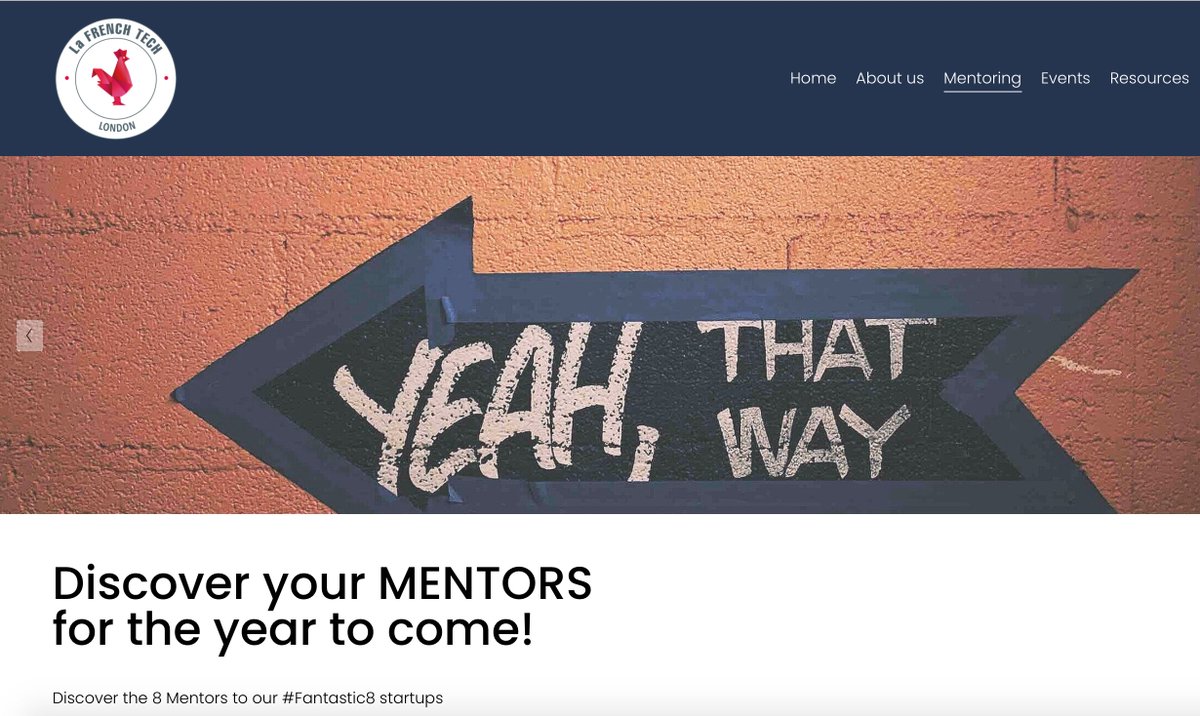 FrenchTechLON's tweet photo. Discover the MENTORS Joining us this YEAR
https://t.co/wTm4xxKhT1 https://t.co/sPBzQFiHjt