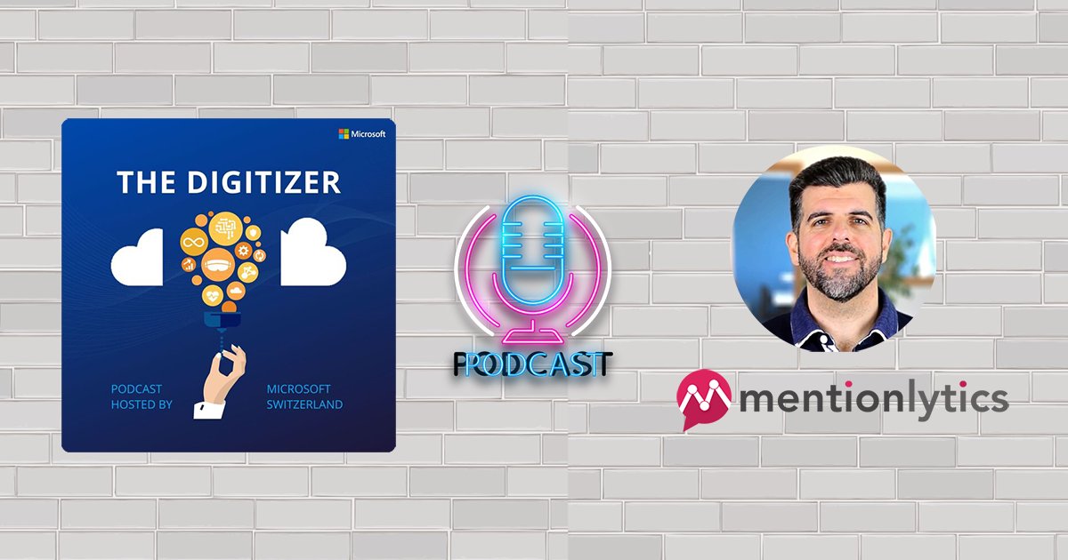 Our co-founder, <a href="/eemanno/">Manos Perakakis</a> , talks about Mentionlytics, the company, and our Social Media Monitoring service, in this episode of “The Digitizer” podcasts series! Enjoy! 🙌 <a href="/msft4startups/">Microsoft for Startups</a>  <a href="/thwinter/">Thomas Winter ⛄️☁️</a>  Jean-Philippe Maurrasse

➡️ bit.ly/3hVPTds