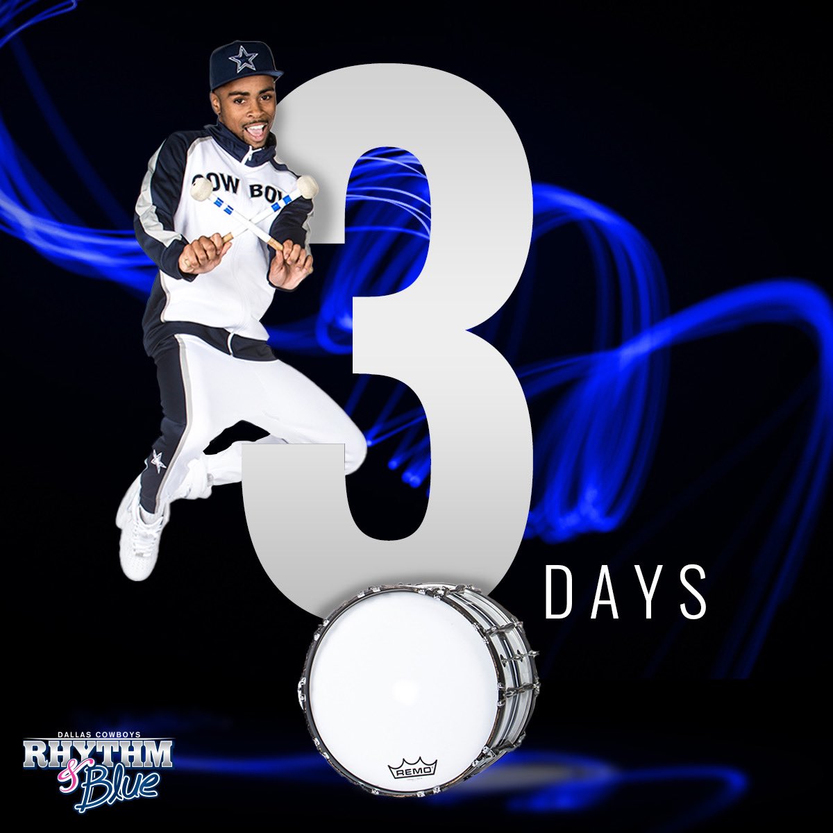 Only 3️⃣ days left to apply for DCRB Auditions. ✉️ to someone who should take the chance and chase their dreams to become a Dallas Cowboys Rhythm &amp; Blue!

Apply today at dallascowboys.com/DCRBauditions

#DCRB #AmericasTeam #DallasCowboys #CowboysNation #DallasDance #Dance #Dallas #Cowboys