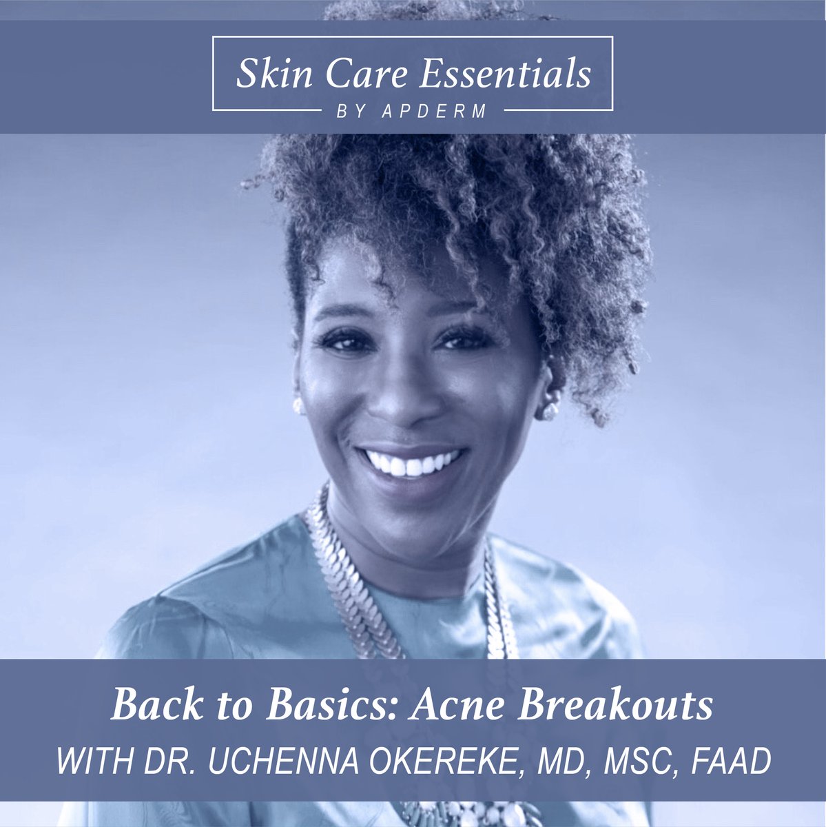 ap_derm's tweet image. There is a lot of conflicting information regarding what&apos;s best for #acnetreatment. Join us on Wednesday, July 14 at 12:15 PM ET for a discussion with dermatologist and acne expert Dr. Uchenna Okereke as she speaks on how to successfully combat stubborn #acne.